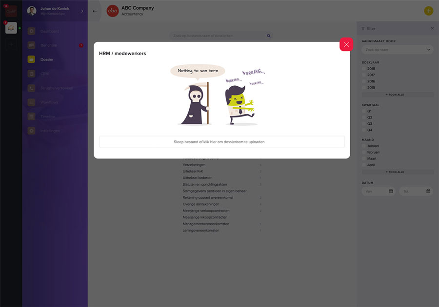 Mijn kantoor screenshot