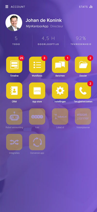 Mijn kantoor screenshot