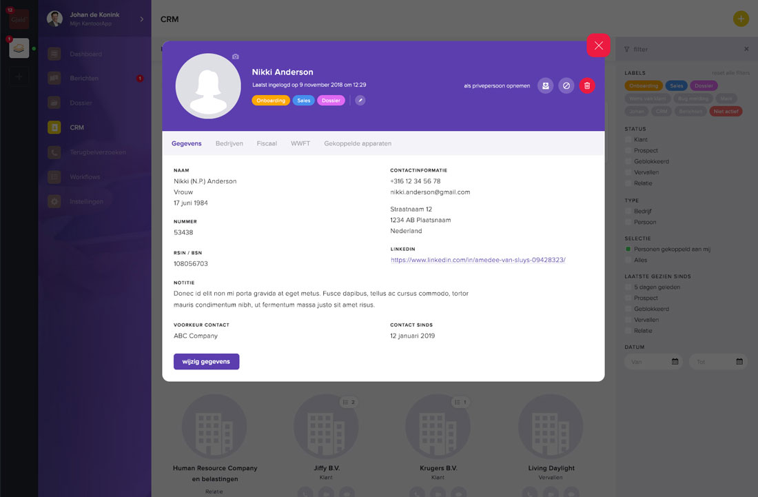 Mijn Kantoor screenshot