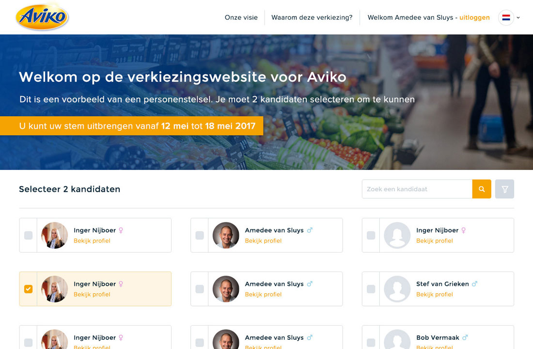 Wiekiesjij screenshot